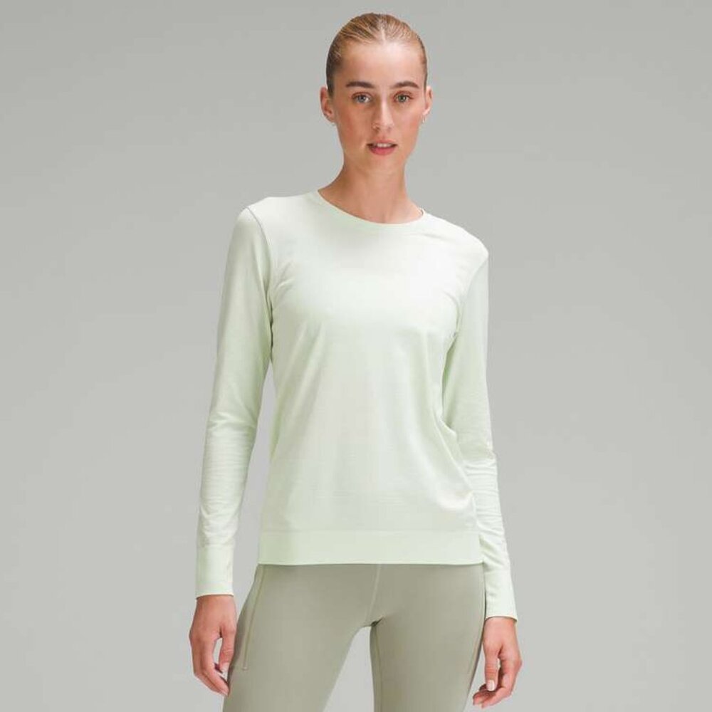NWT Lululemon Swiftly Relaxed Long-Sleeve Shirt Kohlrabi Green